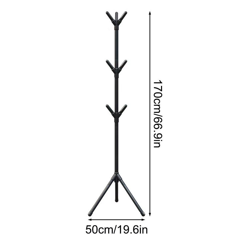 Easy to Assemble Floor Standing Irregular Hangers, Office Wrought Iron Hangers, Bedroom Vertical Hangers, Creative Lobby Hangers