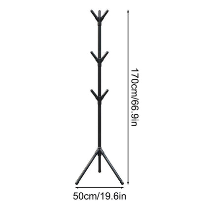 Easy to Assemble Floor Standing Irregular Hangers, Office Wrought Iron Hangers, Bedroom Vertical Hangers, Creative Lobby Hangers