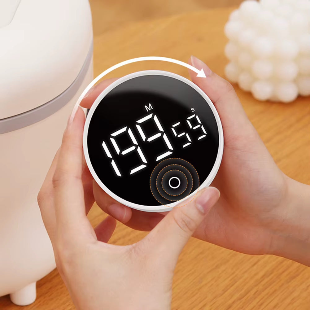Magnetic Countdown Alarm Clock Kitchen Timer Manual Digital Timer Stand Desk Clock Cooking Timer Shower Study Stopwatch