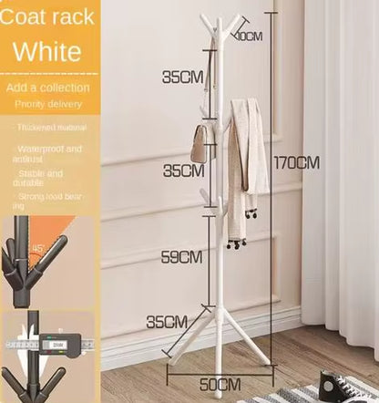 Easy to Assemble Floor Standing Irregular Hangers, Office Wrought Iron Hangers, Bedroom Vertical Hangers, Creative Lobby Hangers