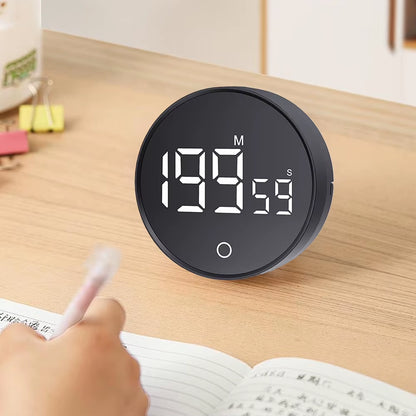 Magnetic Countdown Alarm Clock Kitchen Timer Manual Digital Timer Stand Desk Clock Cooking Timer Shower Study Stopwatch