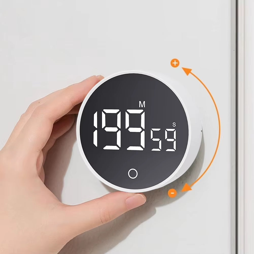 Magnetic Countdown Alarm Clock Kitchen Timer Manual Digital Timer Stand Desk Clock Cooking Timer Shower Study Stopwatch