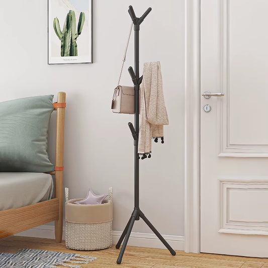 Easy to Assemble Floor Standing Irregular Hangers, Office Wrought Iron Hangers, Bedroom Vertical Hangers, Creative Lobby Hangers